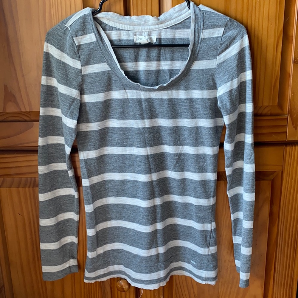 Aeropostale Striped Long Sleeve